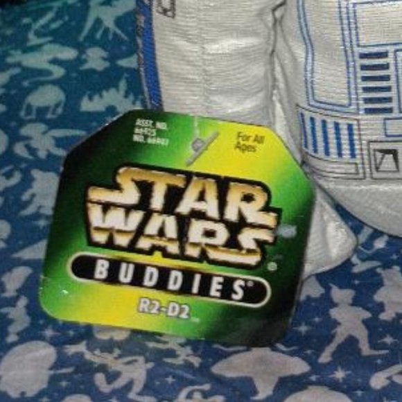 Vintage Star Wars R2D2 Bean Bag Plush Buddies by Kenner Mint Android Robot - Picture 3 of 3